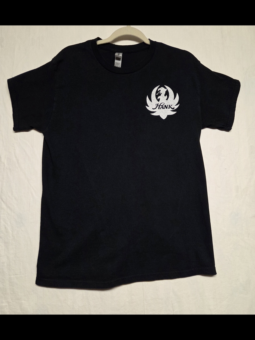 Hank Williams Jr Tour 2023 Double Sided Graphi Gildan Black Cotton Crew Tee